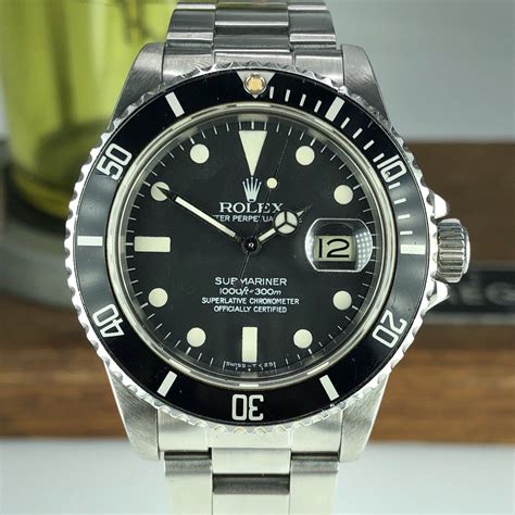 rolex submariner 16800 gloss dial|rolex submariner history models.